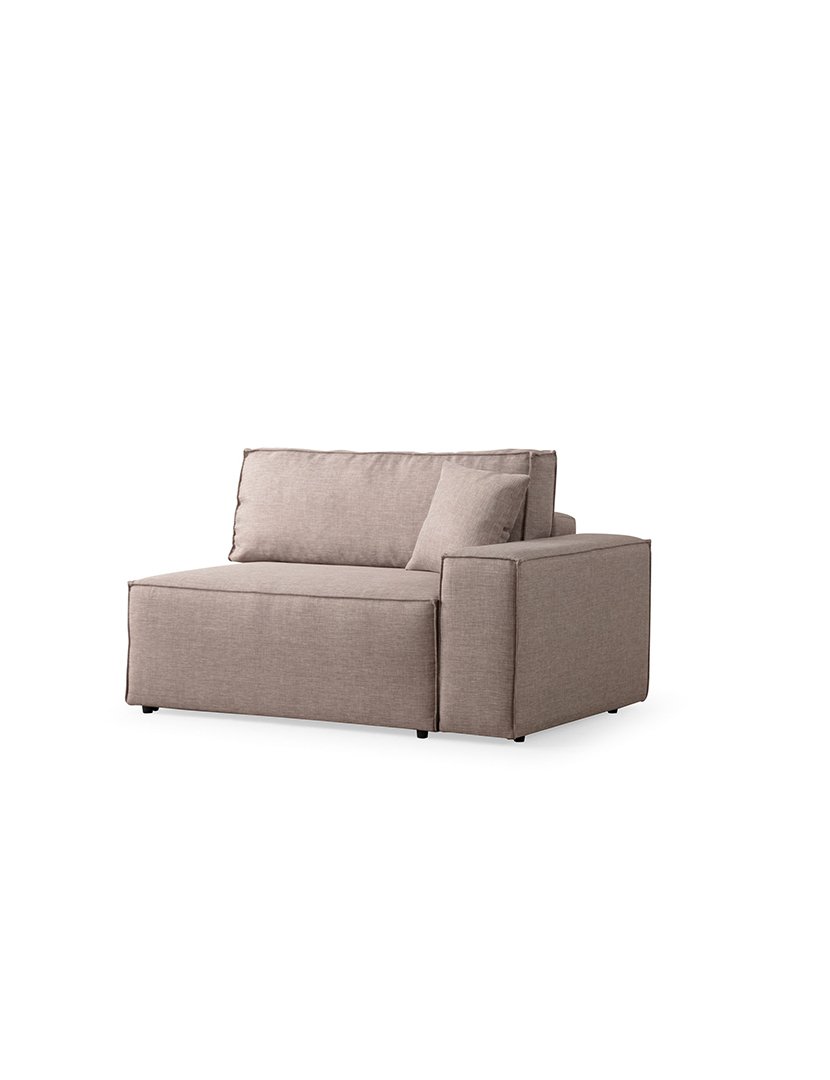 Sofá Cama Chaise Longue Esquerdo Pirlo Castanho