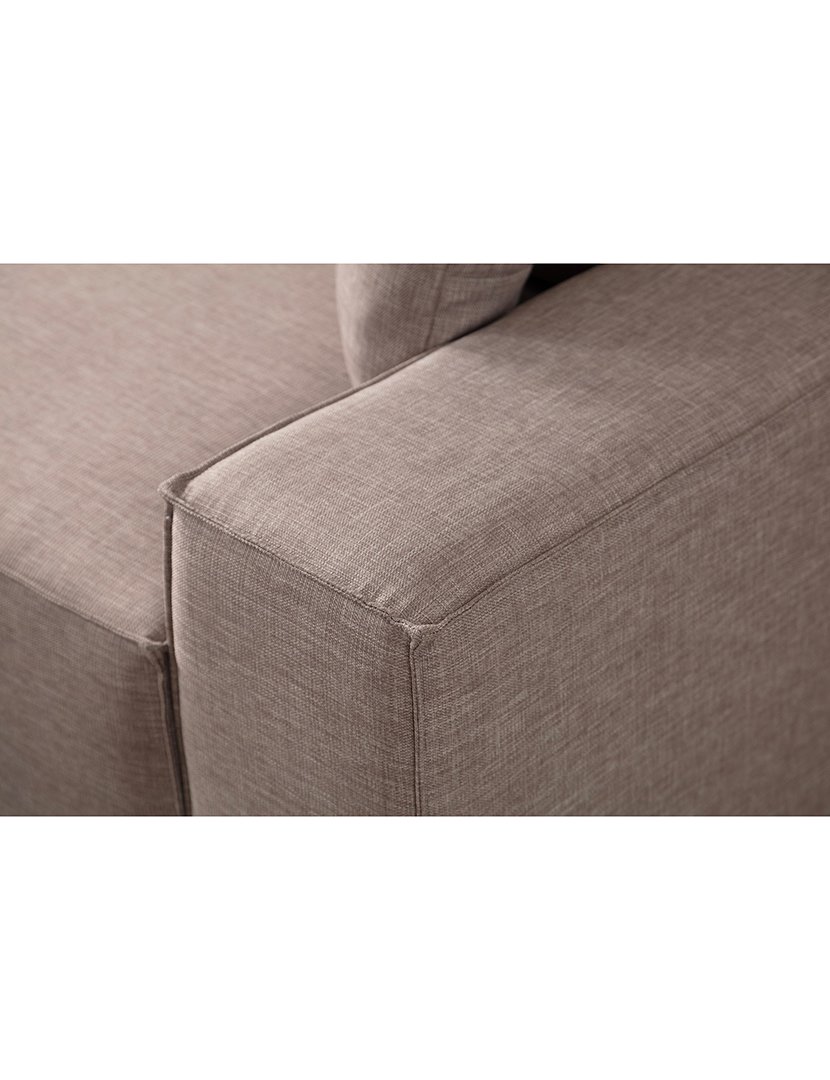 Sofá Cama Chaise Longue Esquerdo Pirlo Castanho