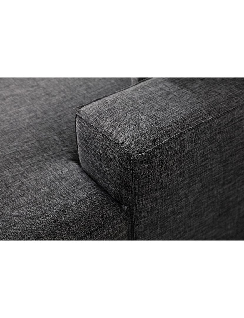 Sofá Cama Chaise Longue Direito Pirlo Cinzento Escuro