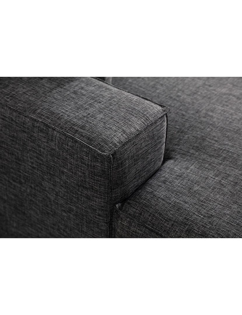 Sofá Cama Chaise Longue Esquerdo Pirlo Cinzento Escuro