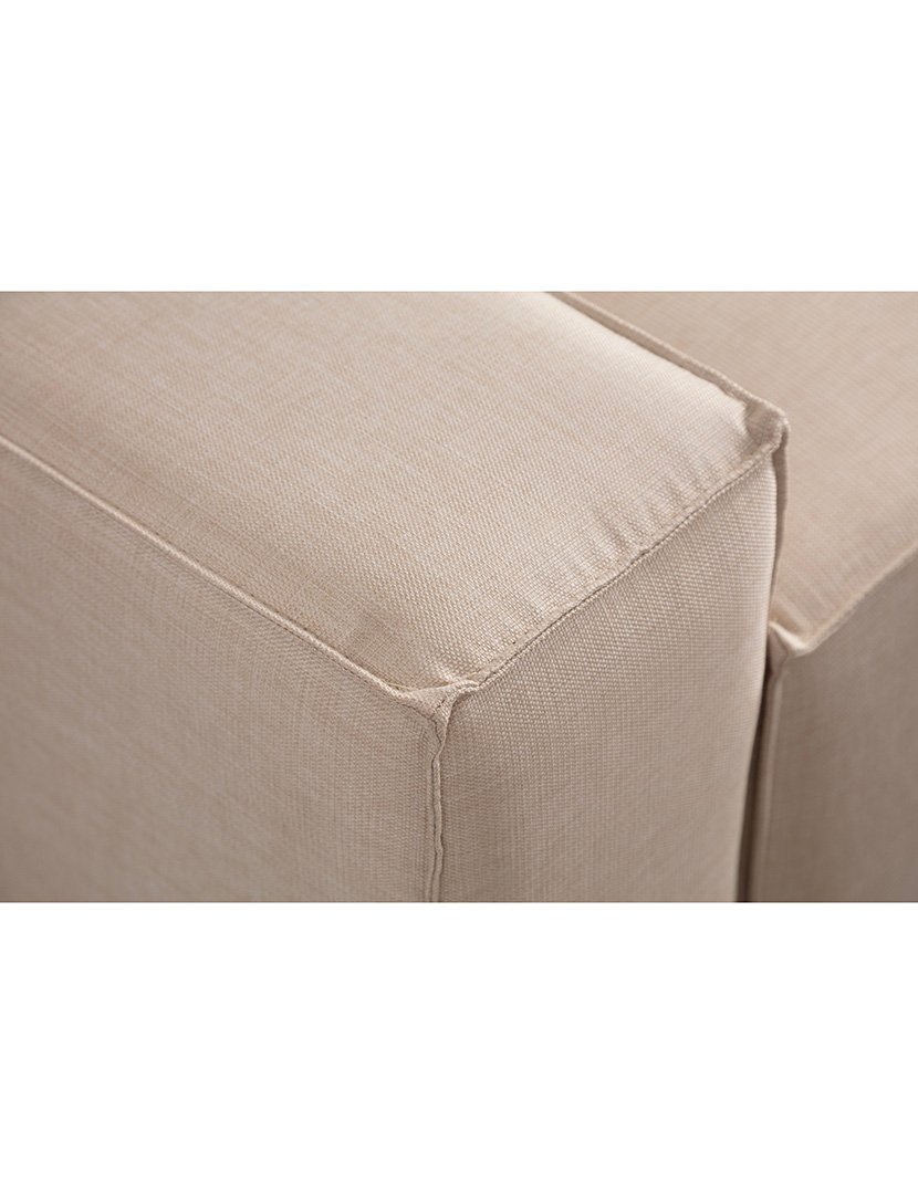 Sofá Cama Chaise Longue Direito Pirlo Cru