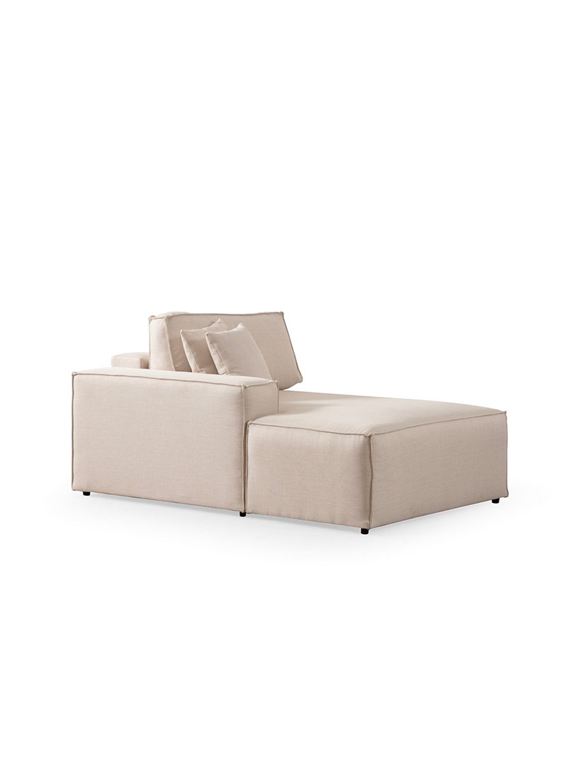 Sofá Cama Chaise Longue Esquerdo Pirlo Cru