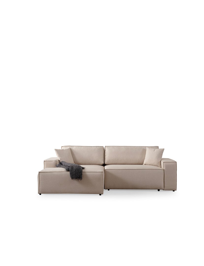 Sofá Cama Chaise Longue Esquerdo Pirlo Cru