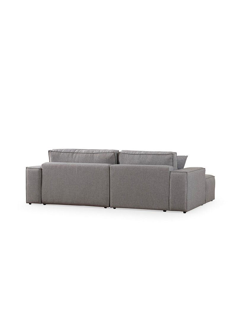 Sofá Cama Chaise Longue Esquerdo Pirlo Cinzento Claro