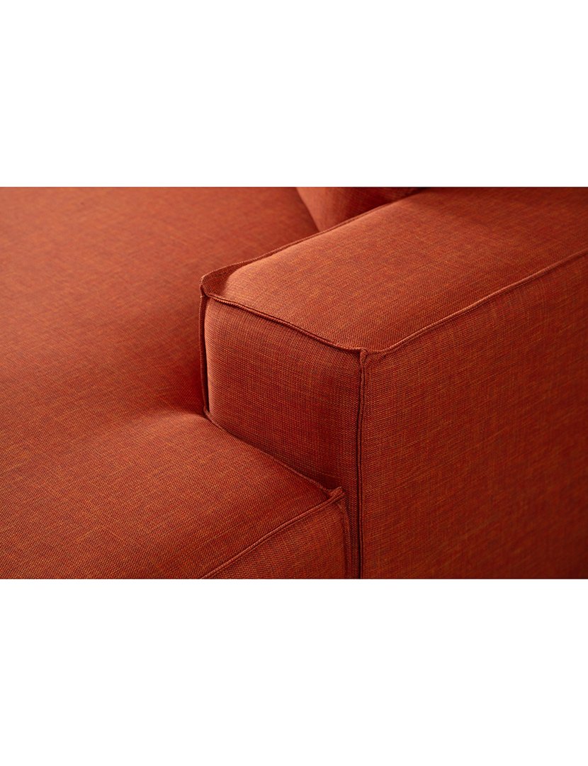 Sofá Cama Chaise Longue Direito Pirlo Laranja