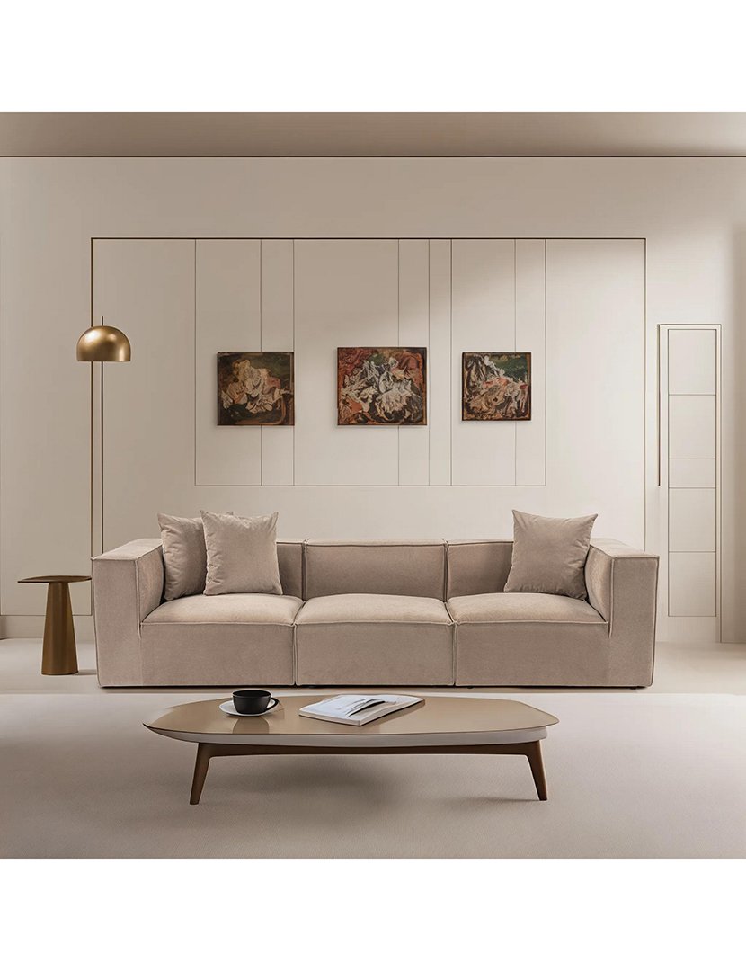 Sofá Modular 3L Sora Capuccino