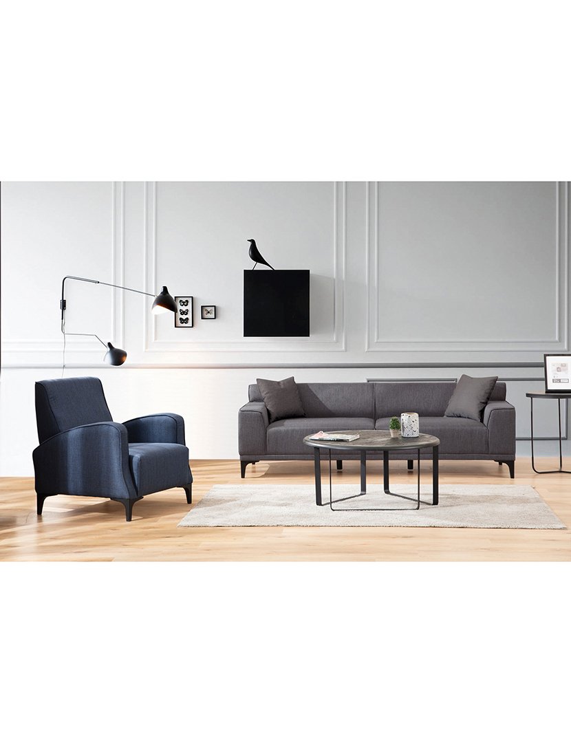 Sofá 3L Petra Antracite