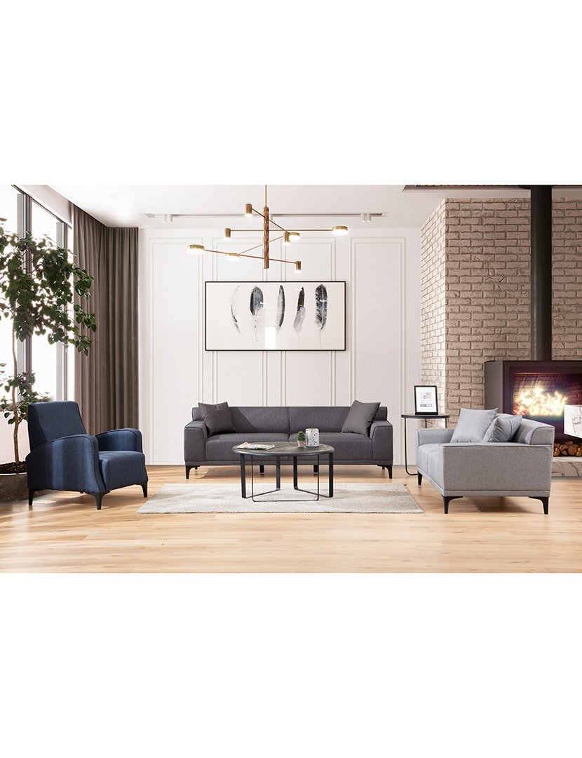 Sofá 3L Petra Antracite