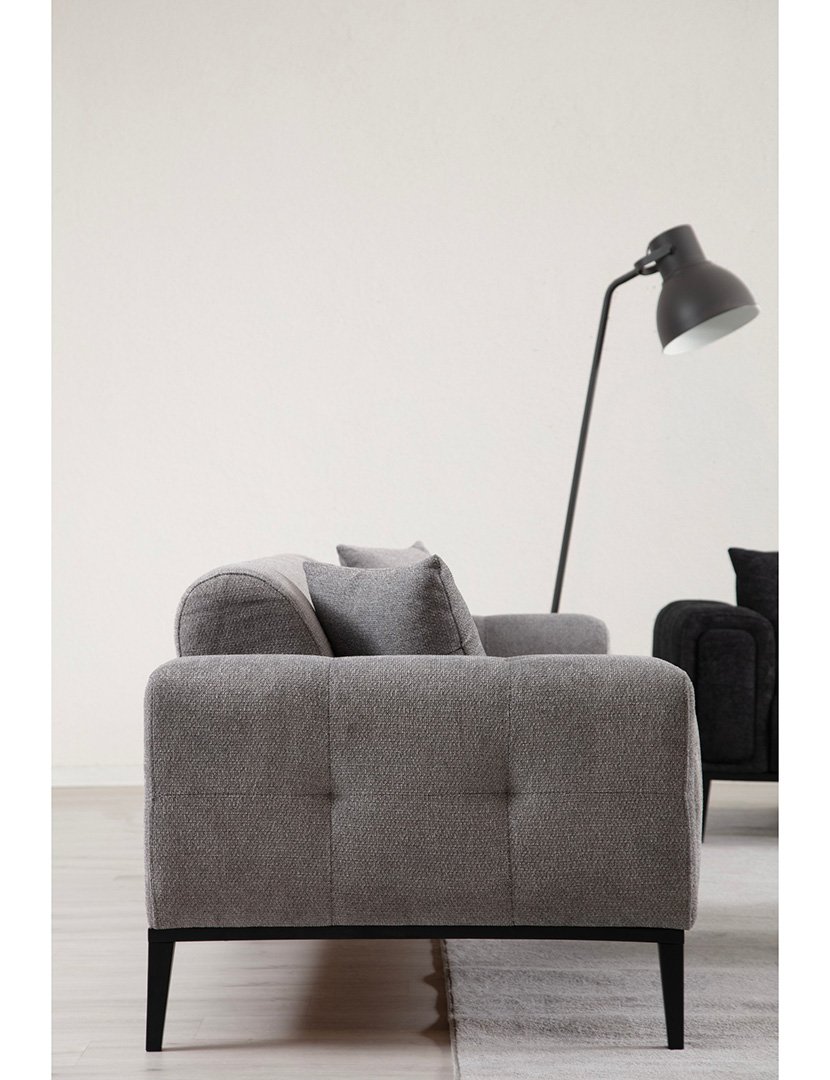 Sofá Cama 3L Athena Cinzento Claro