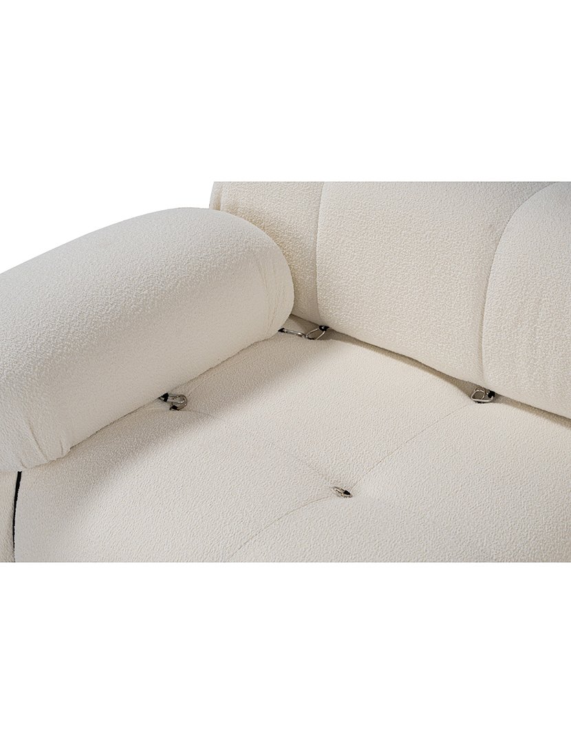 Sofá Modular 2L Bubble Creme