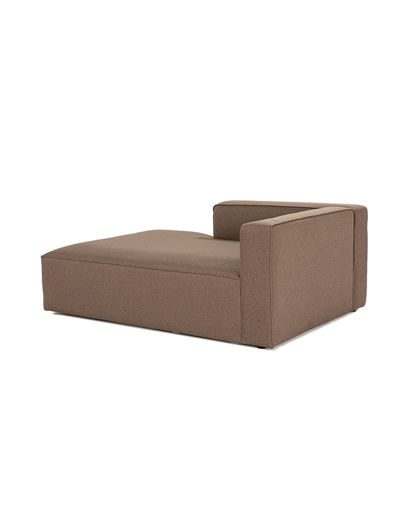 Módulo Chaise Longue Esquerdo Mora XL Castanho
