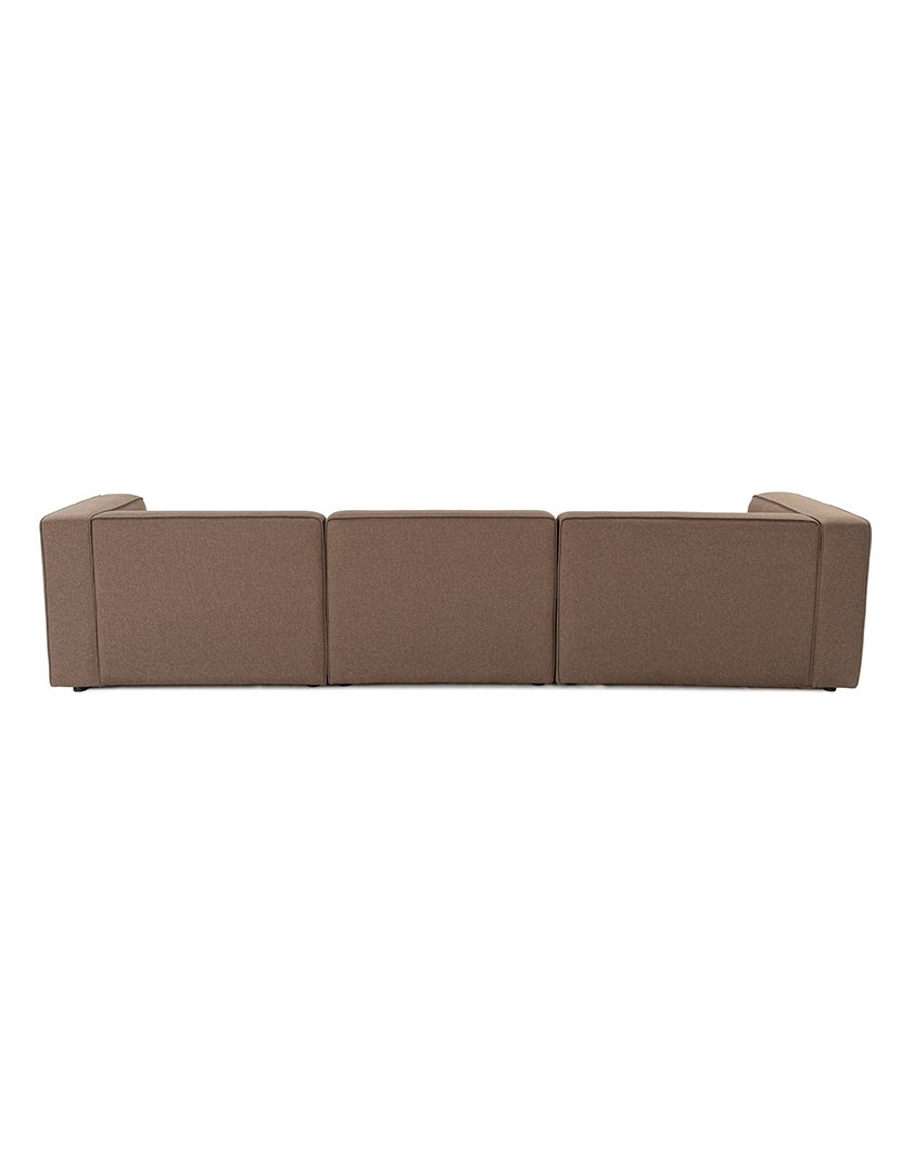 Sofá Modular Chaise Longue Esquerdo Mora XL Castanho