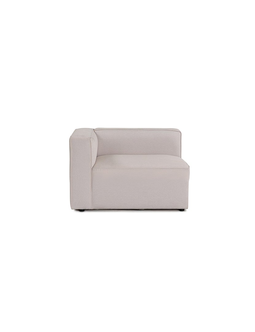 Sofá Modular Chaise Longue Esquerdo Mora XL Cru