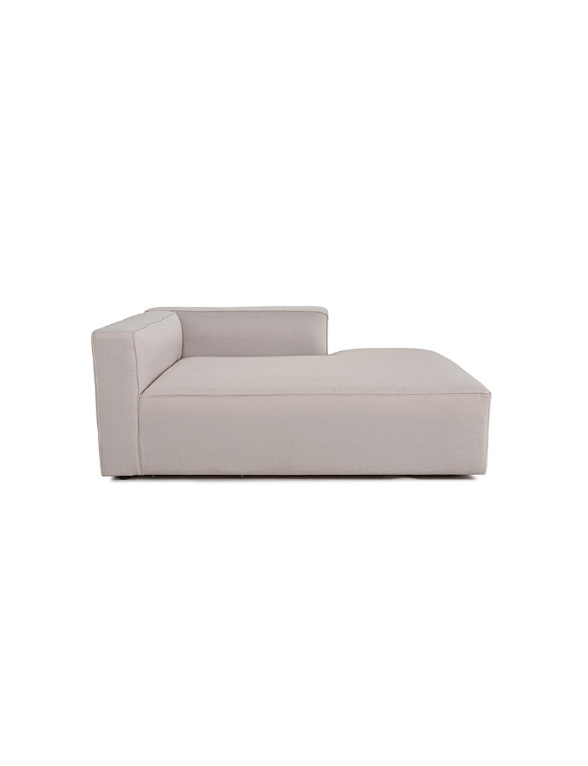 Sofá Modular Chaise Longue Esquerdo Mora XL Cru