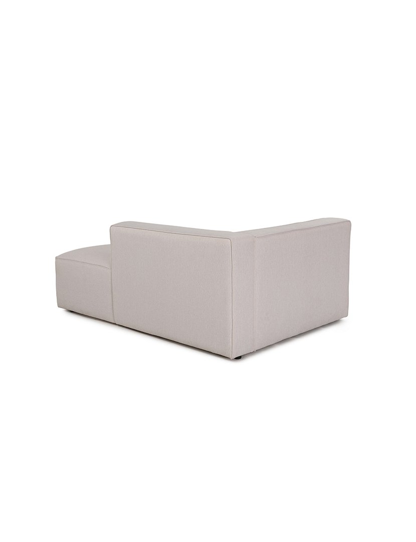 Sofá Modular Chaise Longue Esquerdo Mora XL Cru
