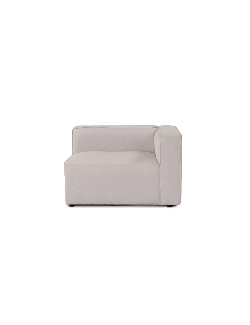 Sofá Modular Chaise Longue Direito Mora XL Cru
