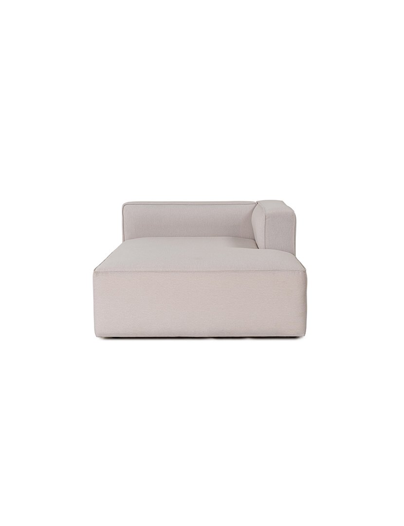 Sofá Modular Chaise Longue Direito Mora XL Cru