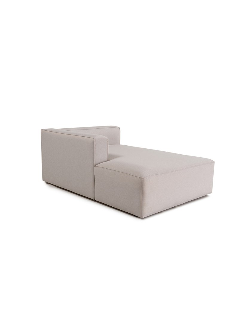 Sofá Modular Chaise Longue Direito Mora XL Cru
