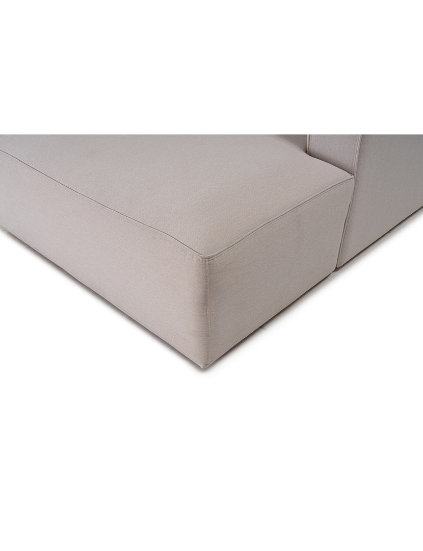 Sofá Modular Chaise Longue Direito Mora XL Cru