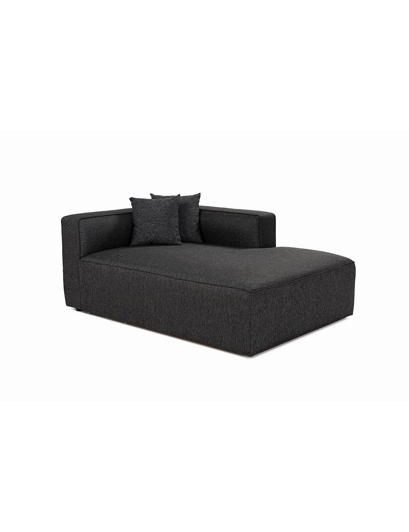 Sofá Modular Chaise Longue Esquerdo Mora XL Antracite