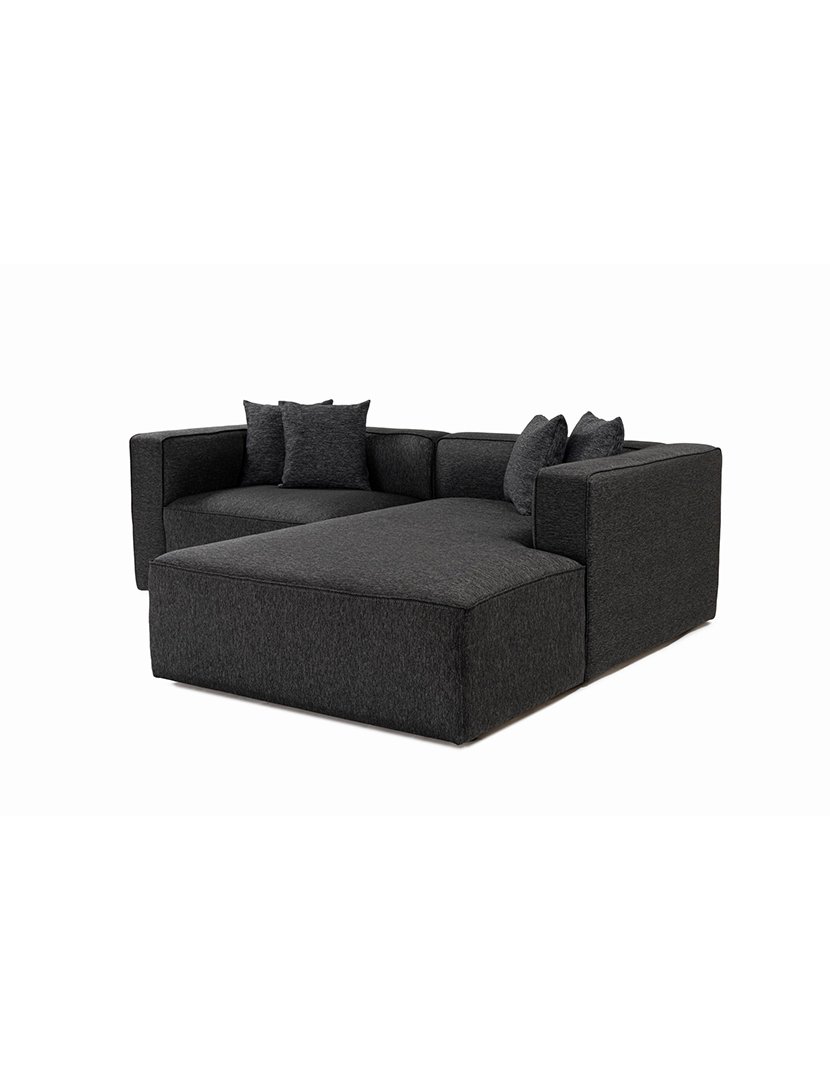 Sofá Modular Chaise Longue Esquerdo Mora XL Antracite
