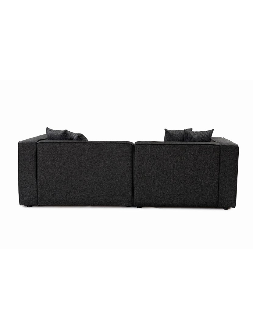 Sofá Modular Chaise Longue Esquerdo Mora XL Antracite