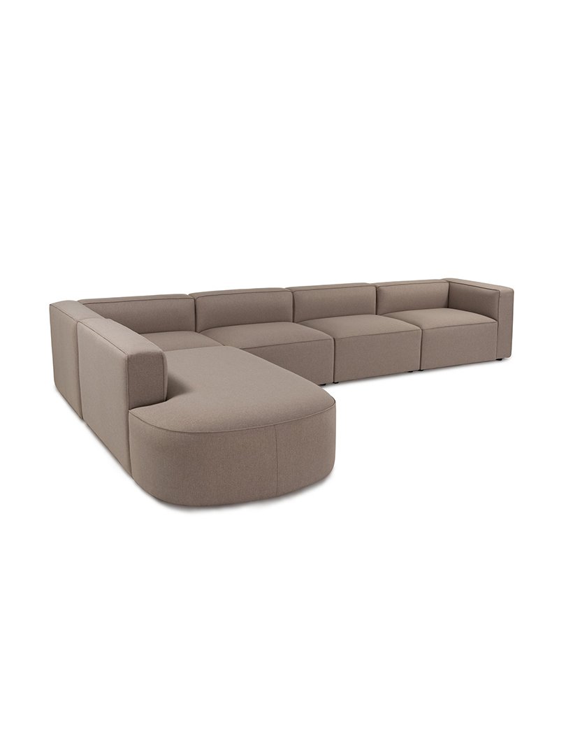 Mora Light Brown Corner Modular Sofa