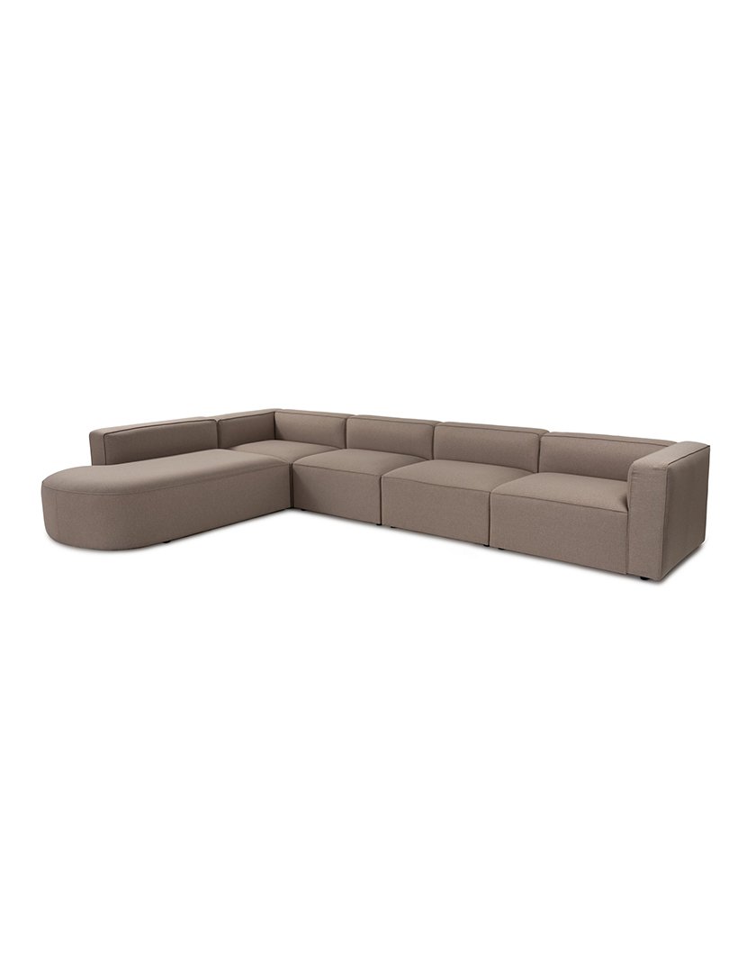Mora Light Brown Corner Modular Sofa