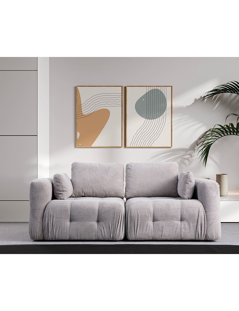 Sofá Modular 2L Amaris Cinzento Claro