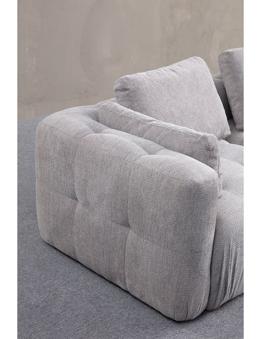 Sofá Modular 2L Amaris Cinzento Claro