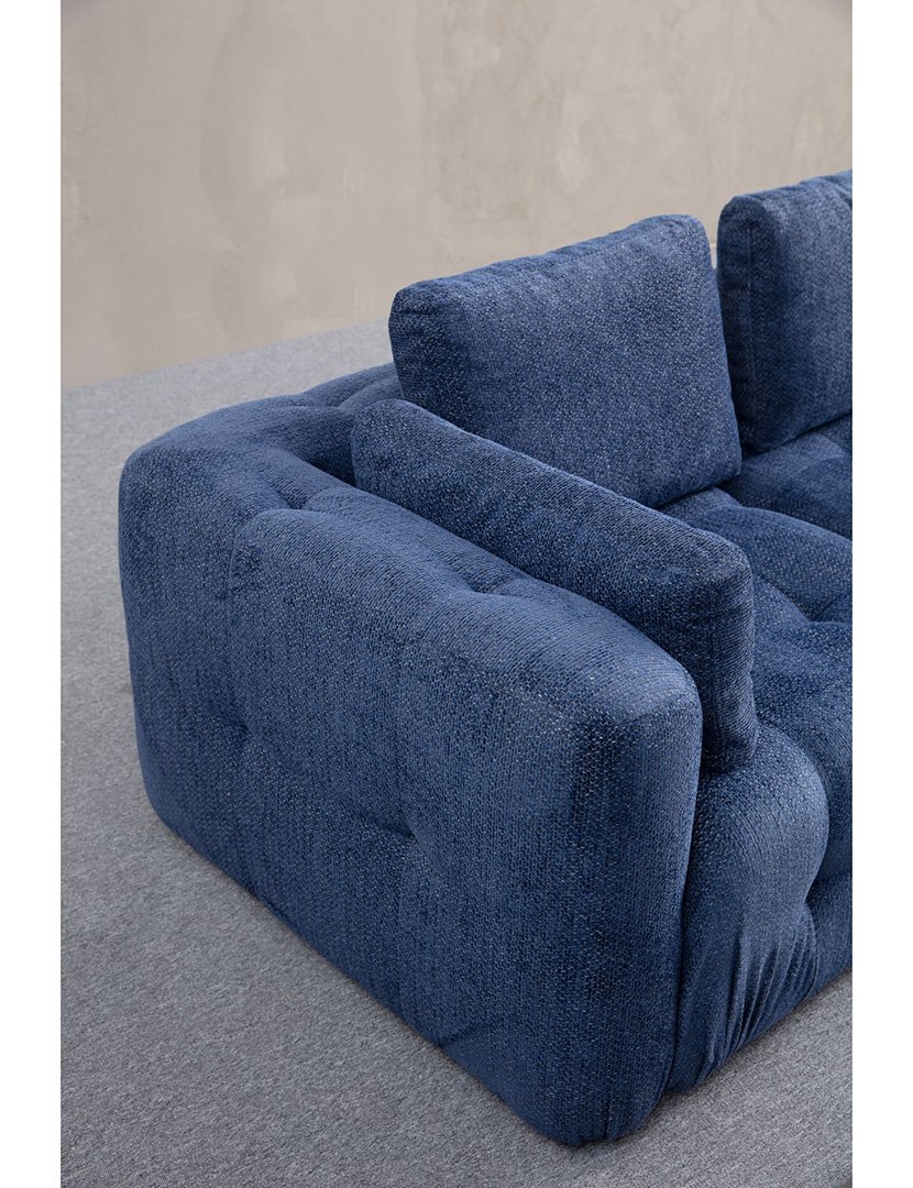 Sofá Modular 3L Amaris Azul Marinho