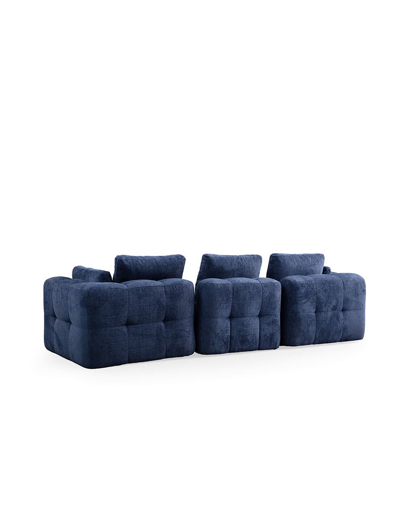 Sofá Modular 3L Amaris Azul Marinho
