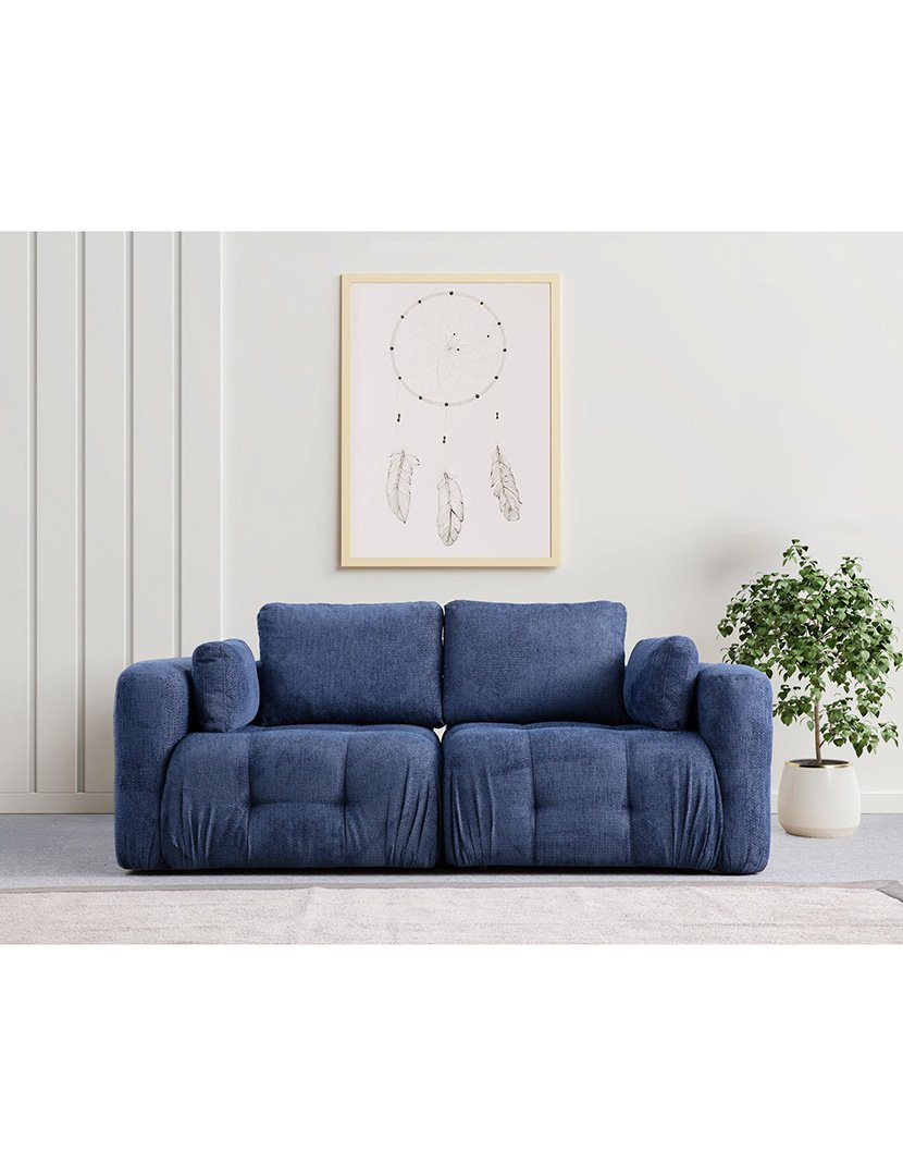 Sofá Modular 2L Amaris Azul Marinho