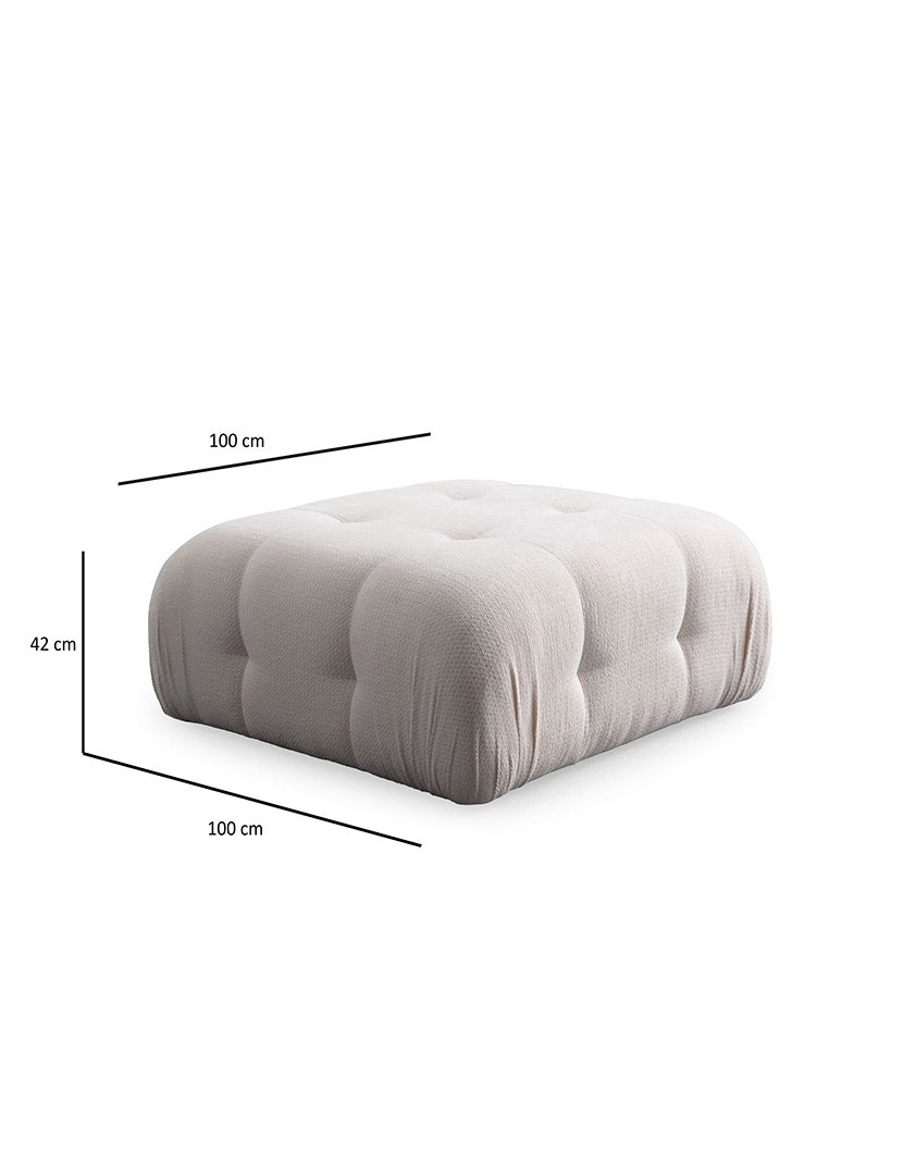 Sofá Modular Chaise Longue 2L Amaris Branco