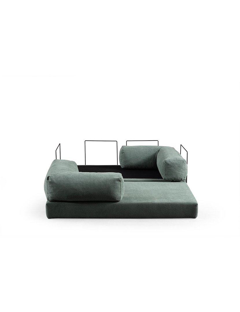 Sofá Cama 2L Via Con Verde