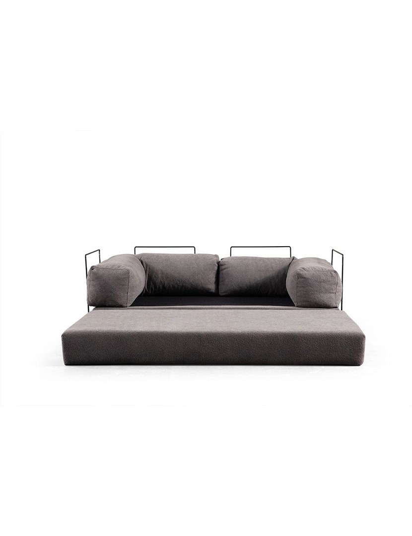 Sofá Cama 2L Via Con Cinzento