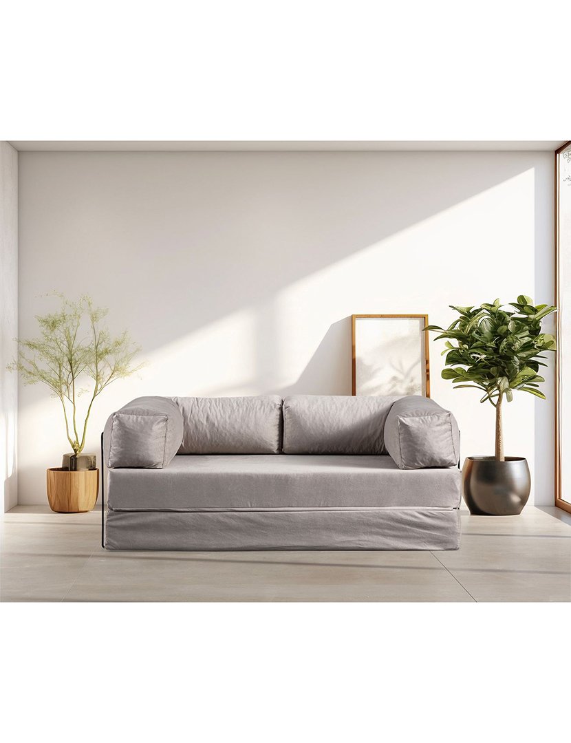 Sofá Cama 2L Via Con Bege