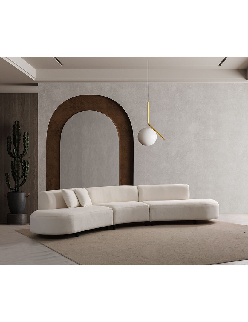 Sofá Canto Pars Creme