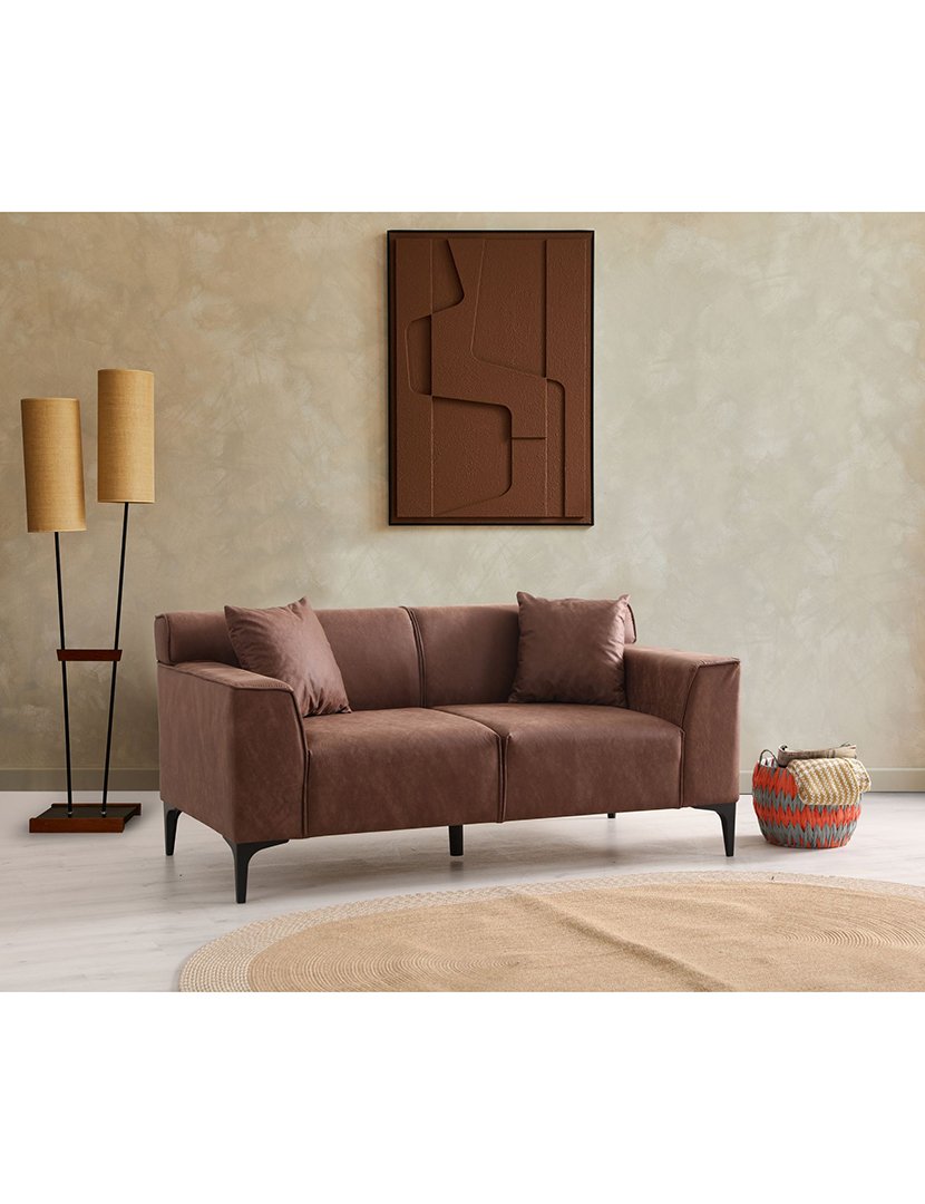 Sofá 2L New Petra Castanho