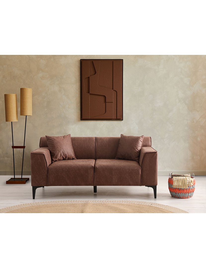 Sofá 2L New Petra Castanho