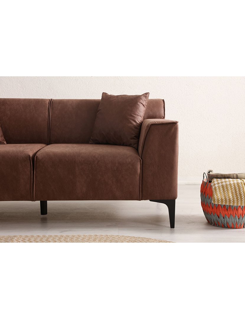Sofá 2L New Petra Castanho