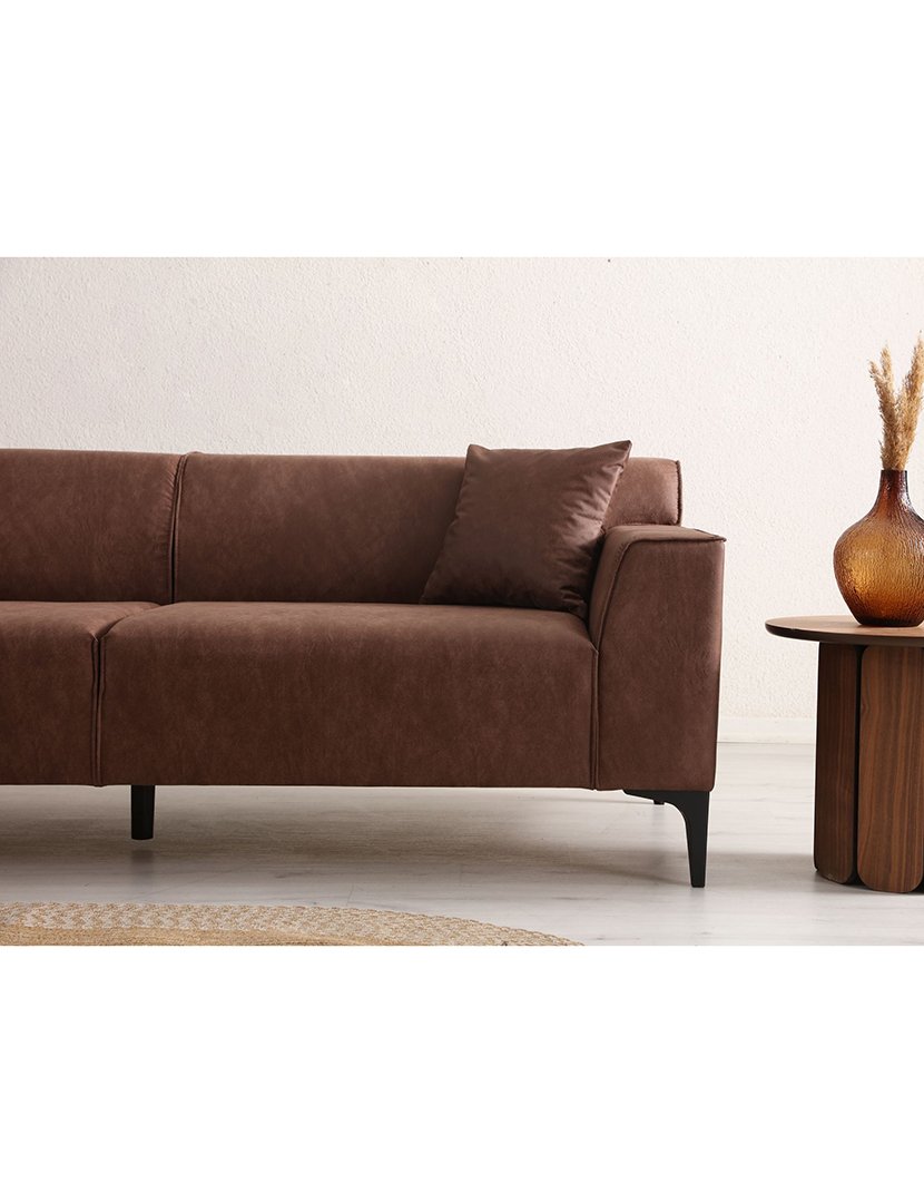 Sofá 3L New Petra Castanho