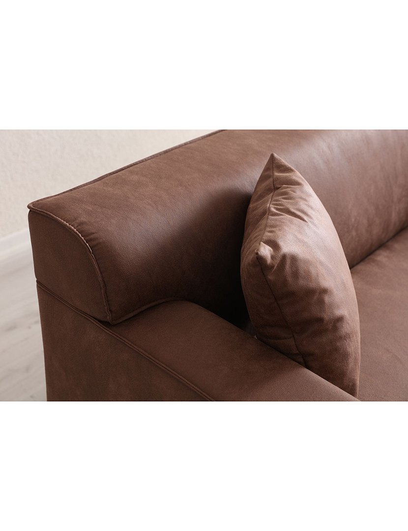 Sofá 3L New Petra Castanho