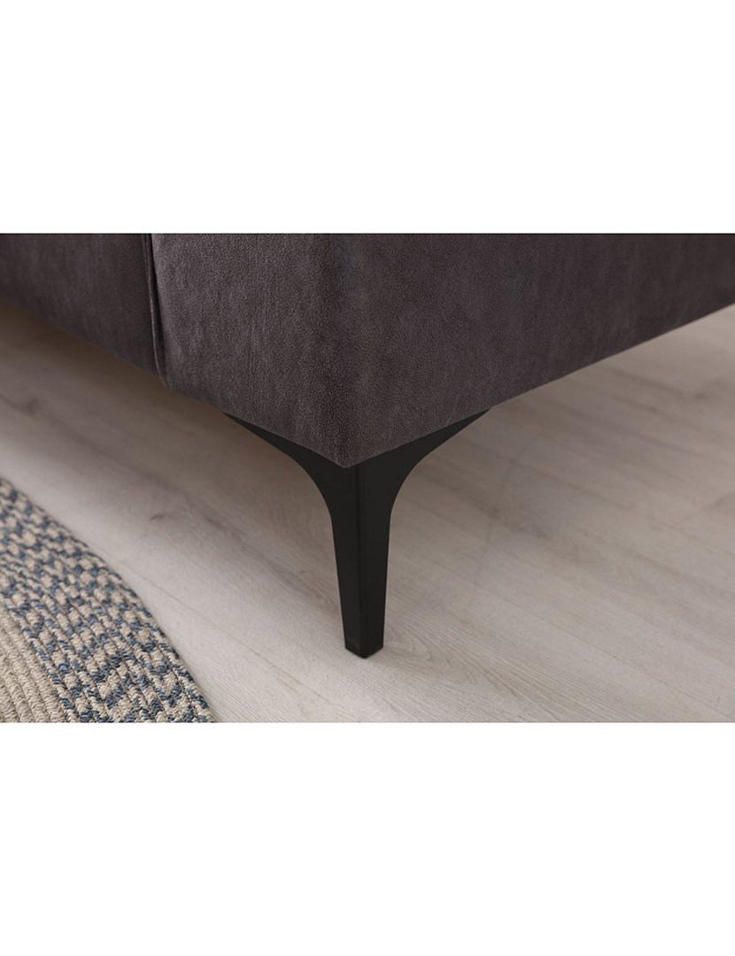 Sofá Chaise Longue Esquerdo New Petra Antracite