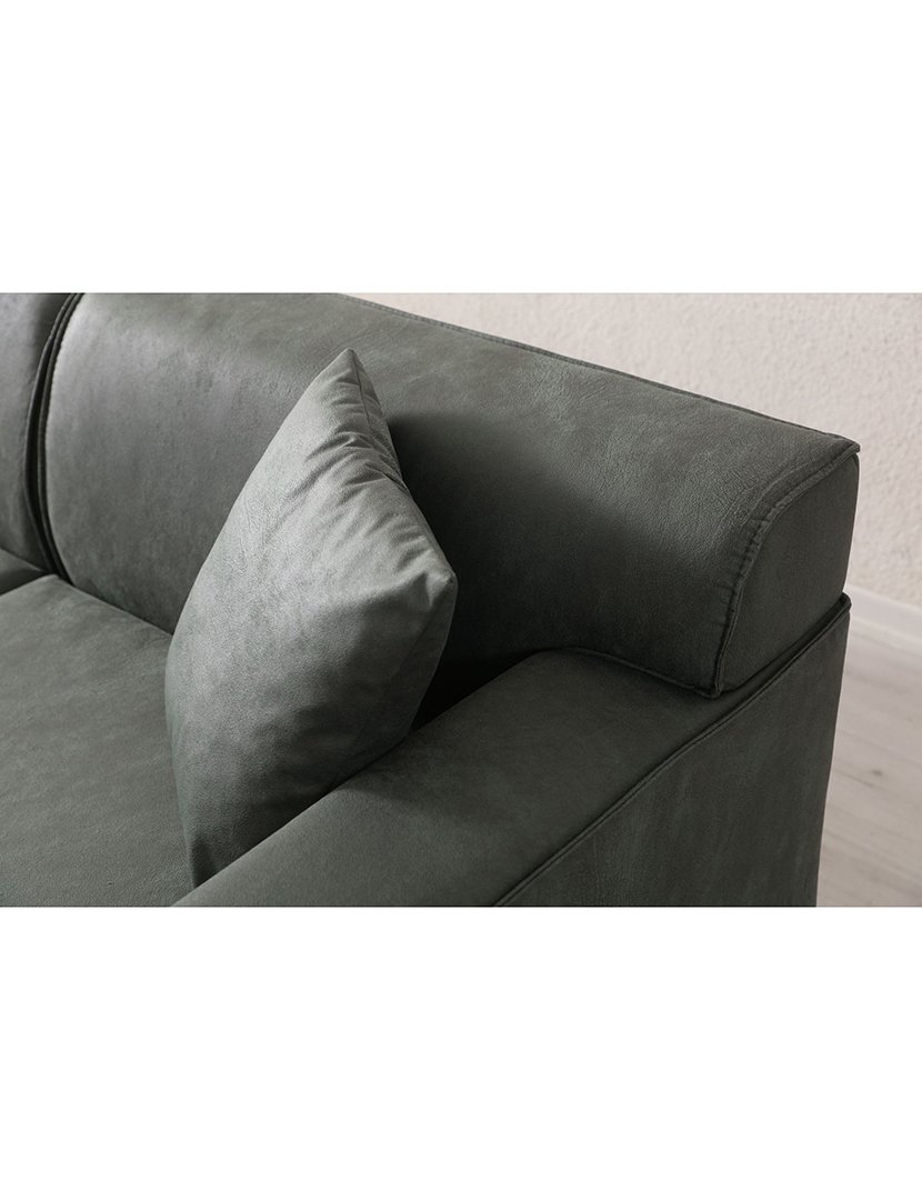 Sofá Chaise Longue Esquerdo New Petra Verde