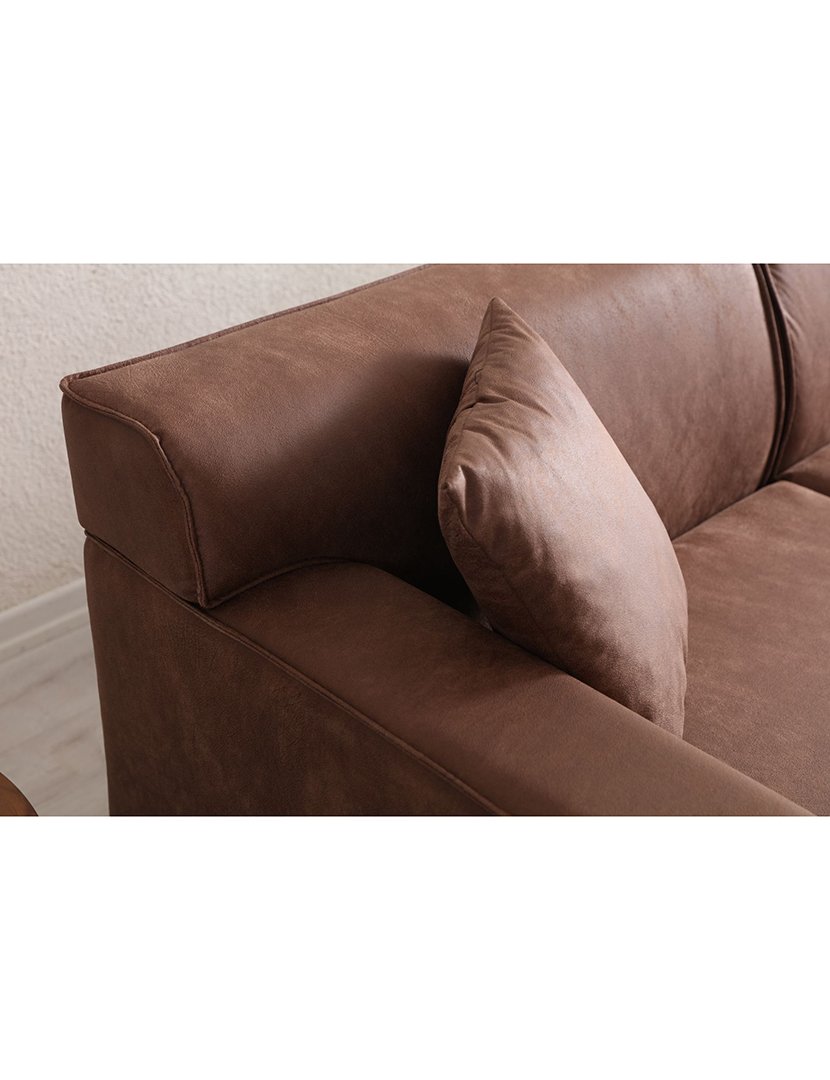 Sofá Chaise Longue Direito New Petra Castanho