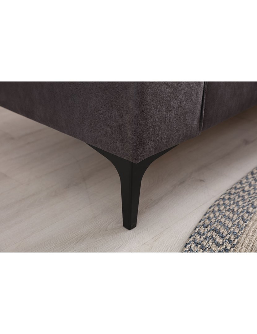 Sofá Chaise Longue Direito New Petra Antracite