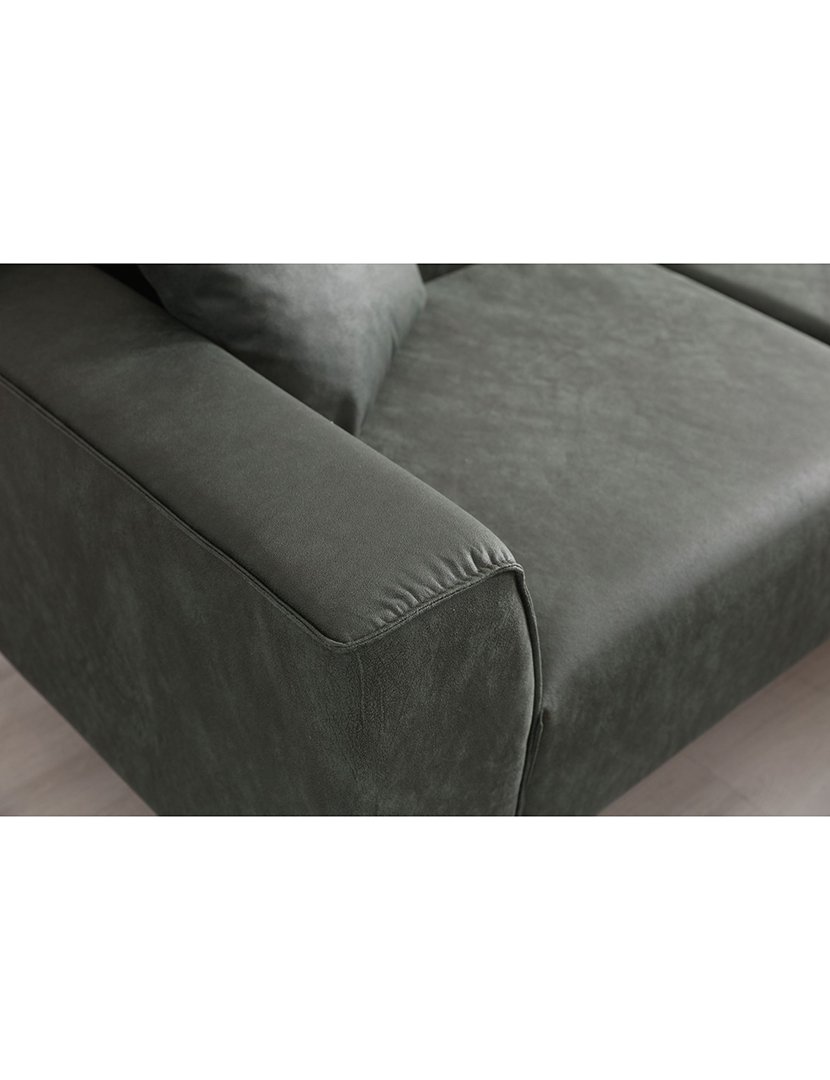 Sofá Chaise Longue Direito New Petra Verde