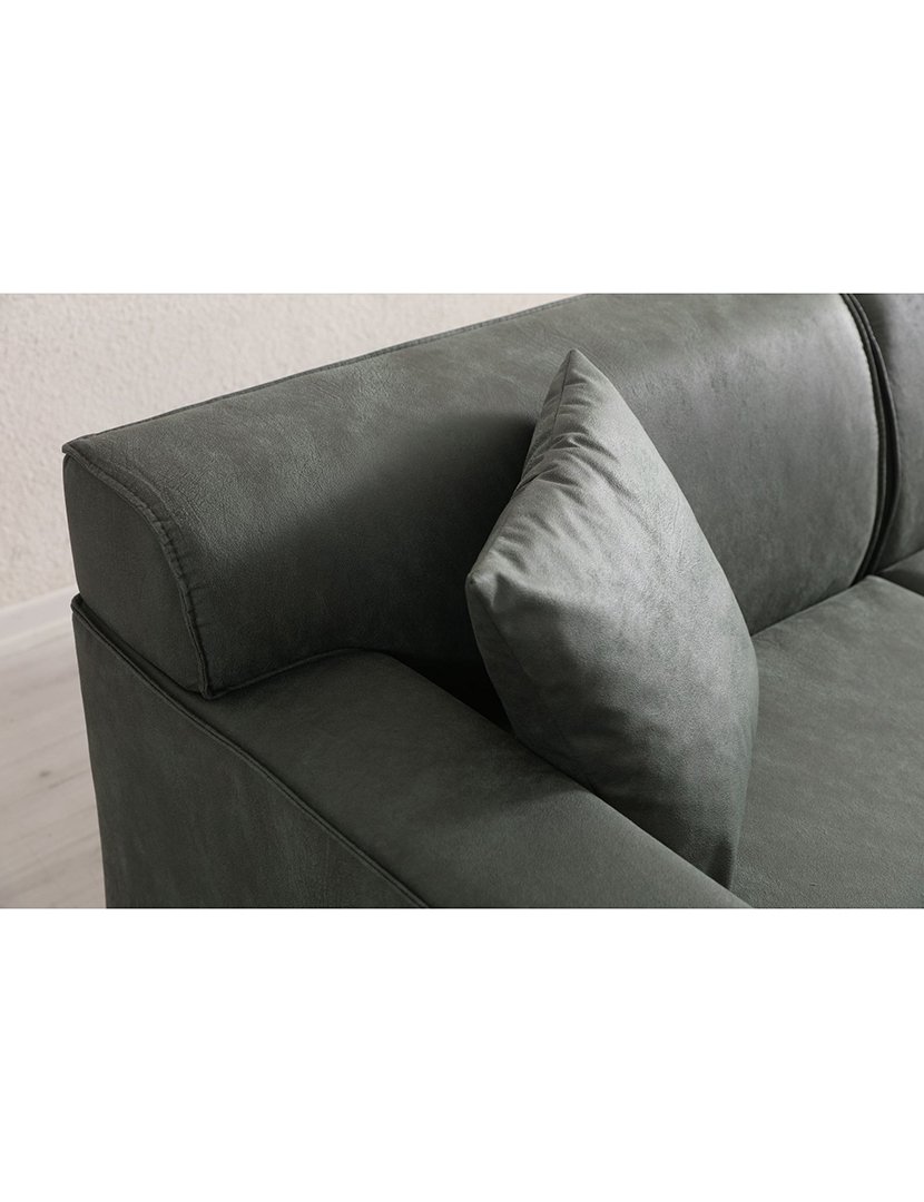 Sofá Chaise Longue Direito New Petra Verde