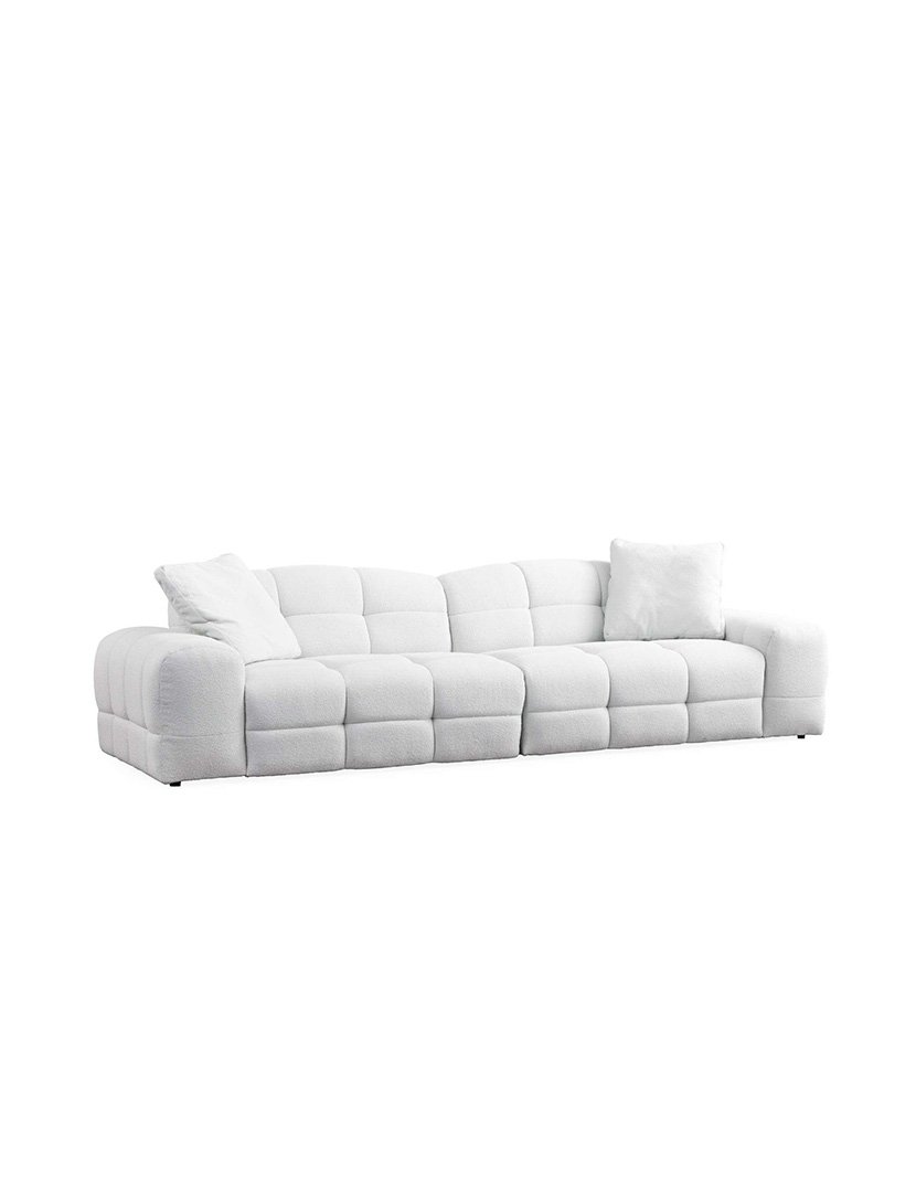Pescara White 3-Seater Modular Sofa